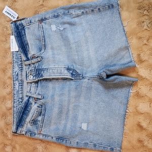 NWT Old Navy high rise button fly jean shorts